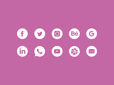 Popular Icons iconography icons material design popular social media