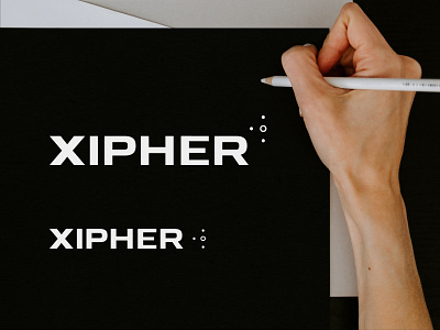 Xipher Logo branding design logo mobile web webdesign website