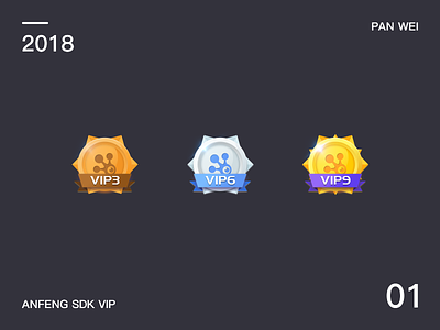 ANFENG Game Vip icon level vip