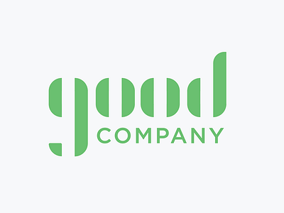 Good Company Logo brand brand design brand identity identity identity branding identity design logo logotype sans serif sans serif font type typography visual design visual designer