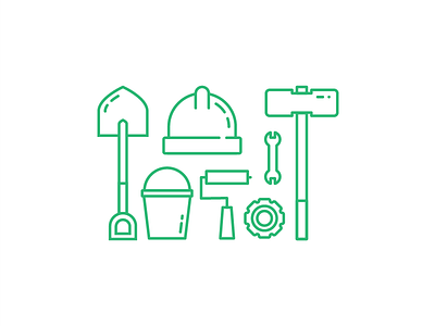 Tools construction icon icon set illustration set tool working tool