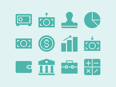 Business & Finance Icon bank business finance icon icon pack icon set money safebox