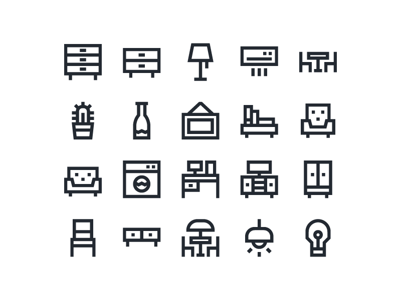 Icon design мебель