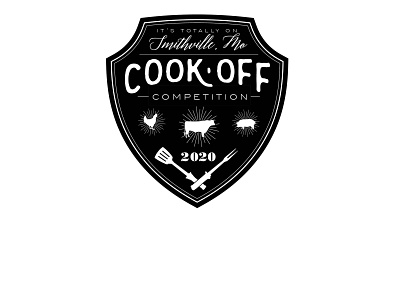Smithville's Cook-Off Competition, 2020 bar b que bbq brand branding cook cook off logo logos manly men mens missouri off rough rugged smithville tough
