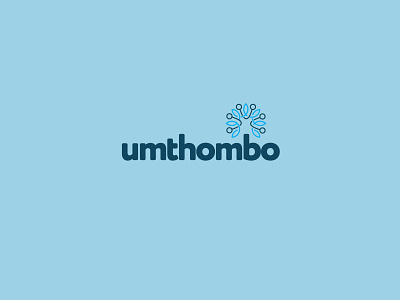 Umthombo branding design icon illustrator logo minimal typography