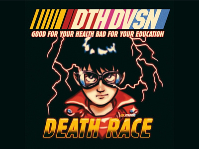 Death Race airbrush akira branding design graphic design illustration logo