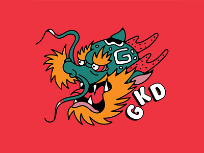 GKD branding design graphic design illustration logo