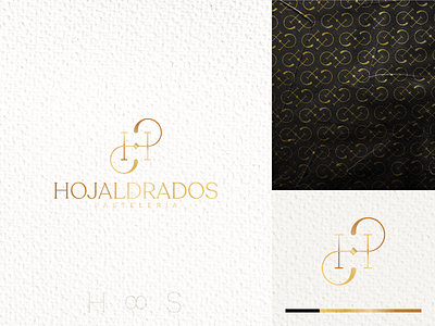 Hojaldrados - Logo adobe bakery brand branding design graphic design h logo identity illustrator logo pattern photoshop visual identity wacom