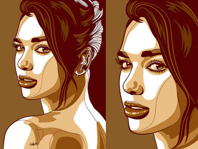 dualipa vector art beauty design illustration vector