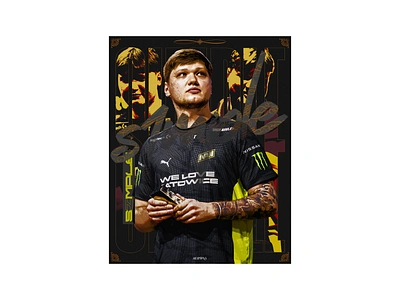 S1MPLE - POSTER EP.1 3d animation art artwork csgo design esport esports gaming graphic design illustration inspire leagueoflegends logo lol photoshop poster pubg ui valorant