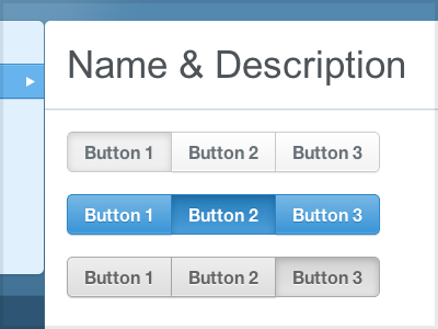 Button Toggles button select toggle