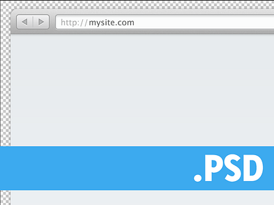 Safari Chrome for mockups (vector, free .psd)