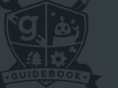 Guidebook crest (v2, dark)