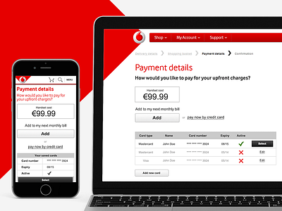 Payment details page update online payment phone purchase ui ux www