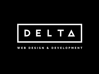 I'm a simple man with simple tastes black blackwhite branding delta design logo white