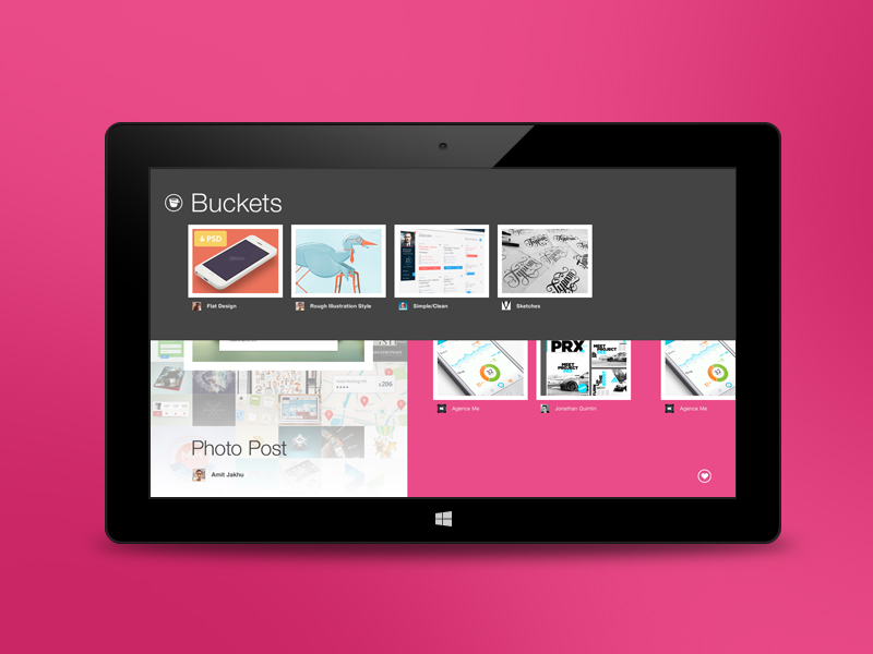 Dribbble Windows  8  App  WIP by Amit Jakhu Dribbble 