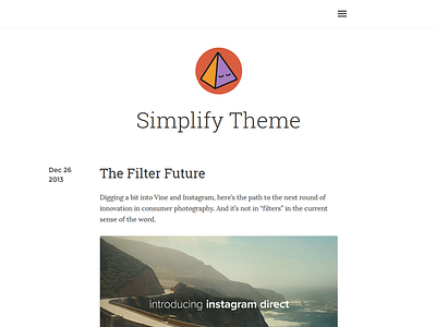 Tumblr Theme Preview blog header preview snippet theme tumblr typography