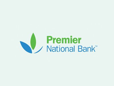 Premier National Bank bank friendly logo project school