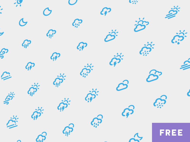 Dripicons - Weather (Free Iconset)