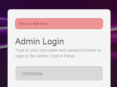 Admin Login admin control form login panel simple