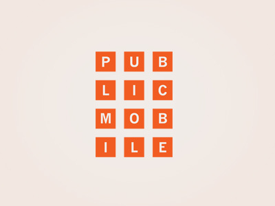 Public Mobile redesign canada carrier cellular logo mobile phone public mobile