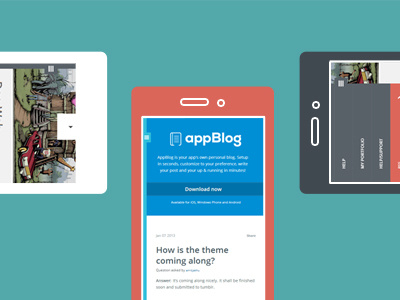 Appblog customization on mobile appblog blog css3 customization mobile responsive theme tumblr