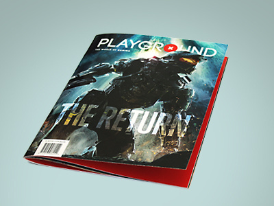 Playground Magazine design editorial gaming magazine news playground