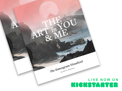 The Art in You and Me: The Enneagram Visualized (book) book design enneagram guide kickstart kickstarter kickstarterproject personality