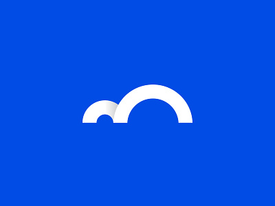 Mersys Logo blue cloud kurmashev letter logo meridian mersys monogram systems