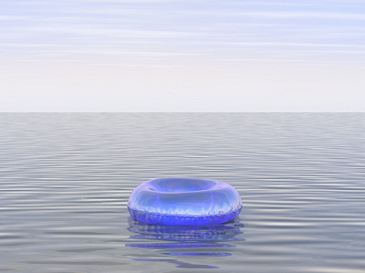 3D Swim Ring 3d balloon c4d cinema4d render water