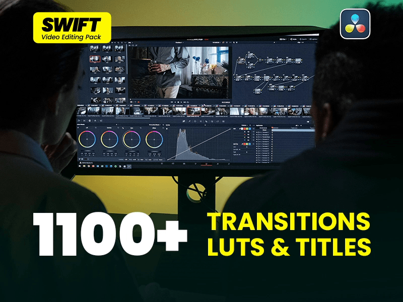 SWIFT: Transitions, Luts and Titles after effects animation davinci resolve design graphic design illustration intro motion graphics opener premiere pro presentation promo templates transitions youtube