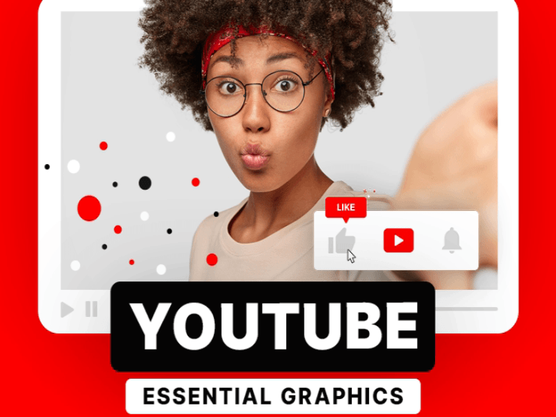 Youtube Essential Library after effects animation final cut graphic design intro motion graphics premiere pro promo templates youtube