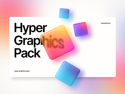 Hyper Graphics Pack 3d after effects animation branding design easyedit graphic design hyper intro logo motion design trends motion graphics opener premiere pro presentation promo templates ui video templates youtube