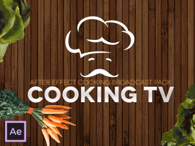 Cooking Tv After Effects Cook Broadcast Pack aftereffect broadcast cook cookery cooking dinner food intro kitchen recipes templates tv