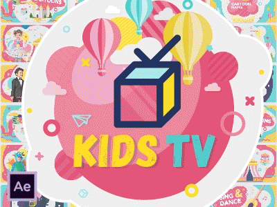 Kids Tv - Broadcast / After Effects template broadcast cartoon channel children education kids lowerthirds opener package promo tv youtube