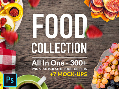 Food Pro Collection 300 Mockup & Hero Images