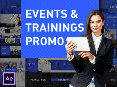 Event / Training / Conference promo | After Effects Template business conference corporate event forum opener presentation promo seminar speakers training workshop