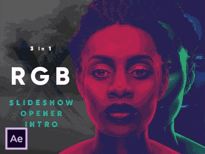 RGB - Slideshow | Opener | Intro | After Effects Template corporate elegant event gallery inspiring intro kinetic promo showreel slideshow titles trailer