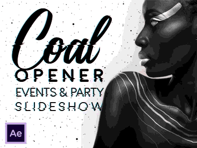 COAL - Opener Event & Party Slideshow | After Effects Template disco event intro kinetic night club party promo showreel slideshow titles trailer