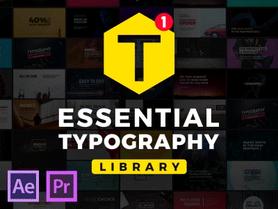 Essential Typography Library | After Effects Template