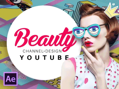 Beauty Youtube Design Pack | After Effects Template blogger broadcast channel fashion instagram intro opener promo promotion stickers tv youtube