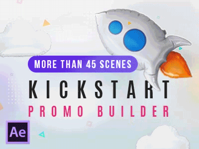 Kickstart Promo Builder - After Effects Template advertising business corporate device kickstarter presentation product promo reel startup technology website