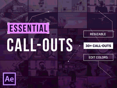Essential Call-Outs Library | After Effects Template