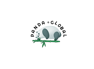 Panda Global Logo branding dailylogochallenge design figma global logo panda ui ux