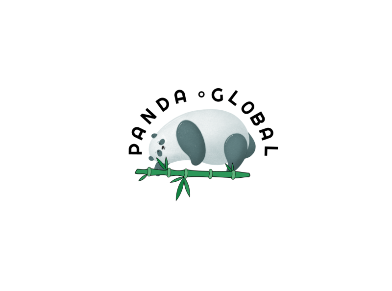 Panda Global Logo by Sukriti Jamwal on Dribbble