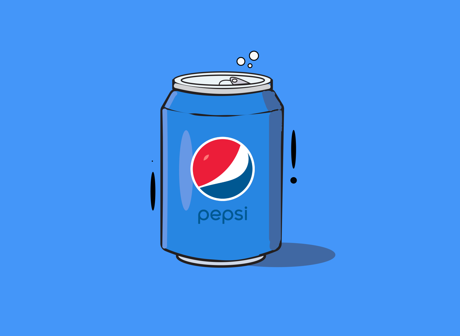 Pepsi Soda Can illustration using adobe illustrator by Sukriti Jamwal ...