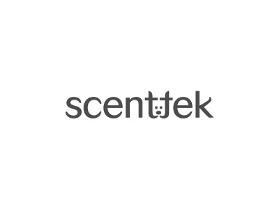 Scent tek Logo branding design illustration logo typography