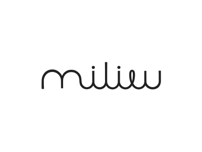 Milieu design logo restaurant