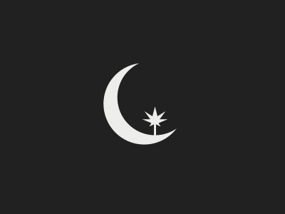 Moon Valle Farms cannabis design farm logo