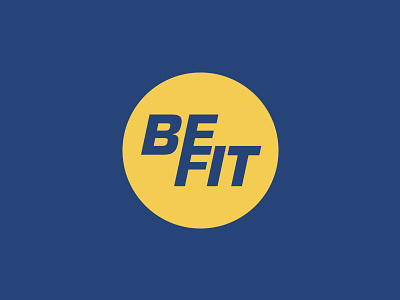 BeFit design fitness healthcare logo